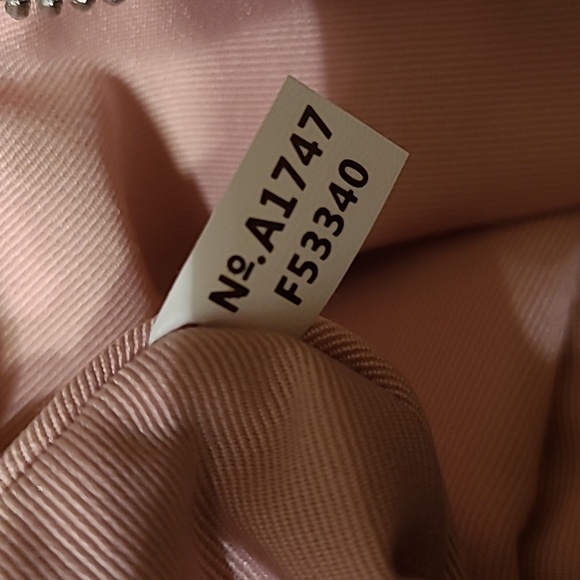 NWT Coach pink pebble leather bag - Picture 7 of 8